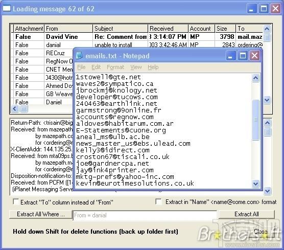 OutlookExpressEmailSaver,Outlook ,Express ,邮件客户端