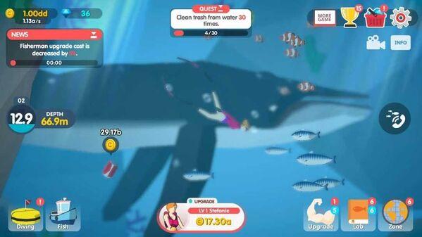 蓝海之梦手机版(dream blue ocean)下载,蓝海之梦,休闲游戏,治愈游戏